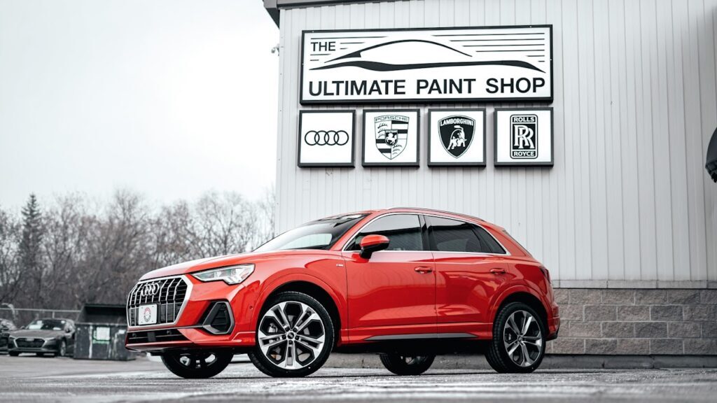 The Ultimate Paint Shop I The Ultimate Paint Shop Red Audi SUV