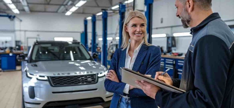 Highland Park Certified Collision Repair land rover customer