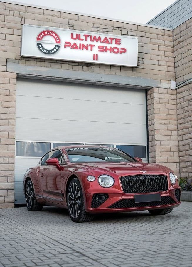 Ultimate-Paint-Shop-Red-Bentley-Certified-Collision-Repair