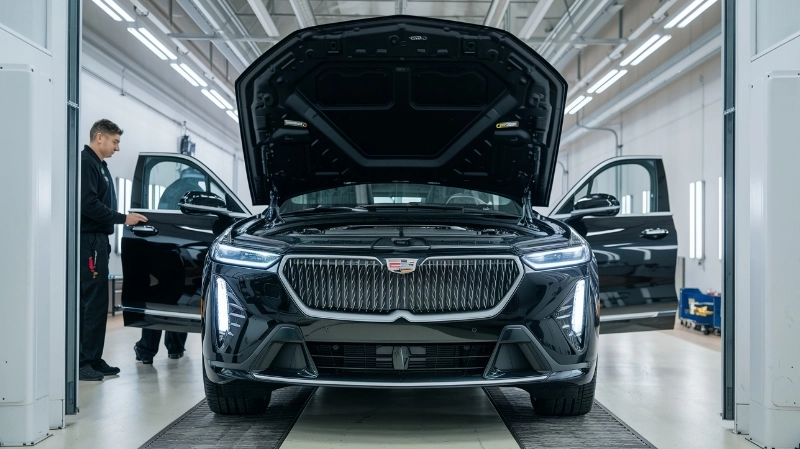 Certified Collision Repair cadilliac paint booth