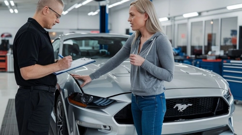 Auto Body Shop customer Auto Body Shop customer