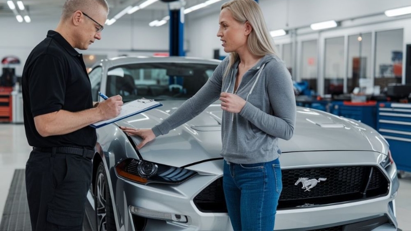 Auto Body Shop customer