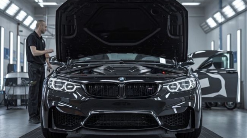 BMW collision repair paint booth BMW collision repair paint booth