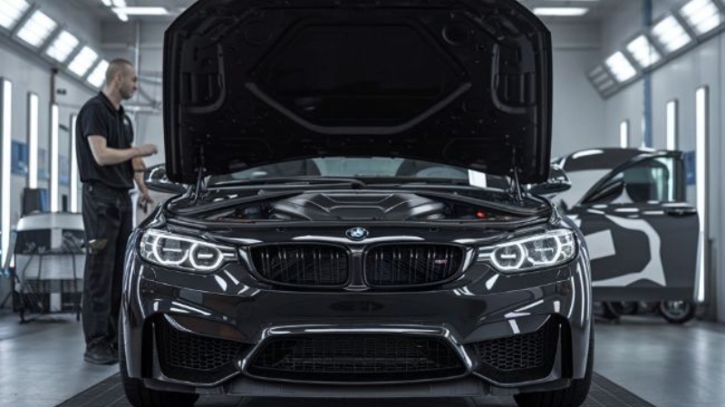 BMW collision repair paint booth BMW collision repair paint booth