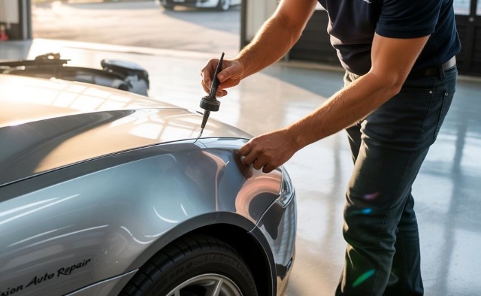 Hail Damage Repair inspection